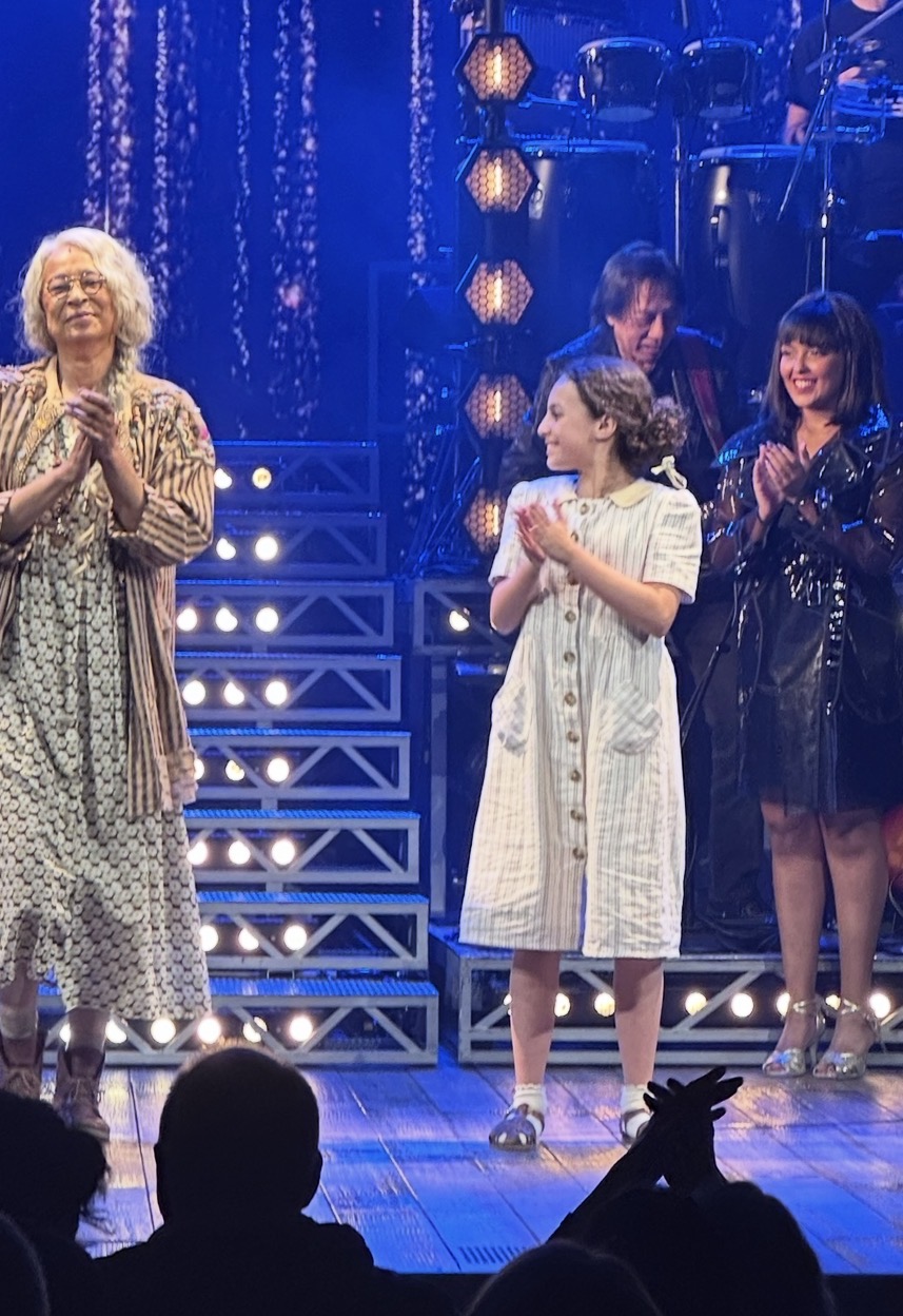Bianca Papa at the Annie curtain call